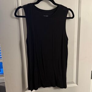 Nine West Sleek Black Sleeveless Top